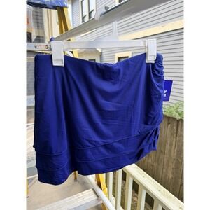 JoyLab Women's High Rise Flowy Skort Navy Blue Size M NWT
